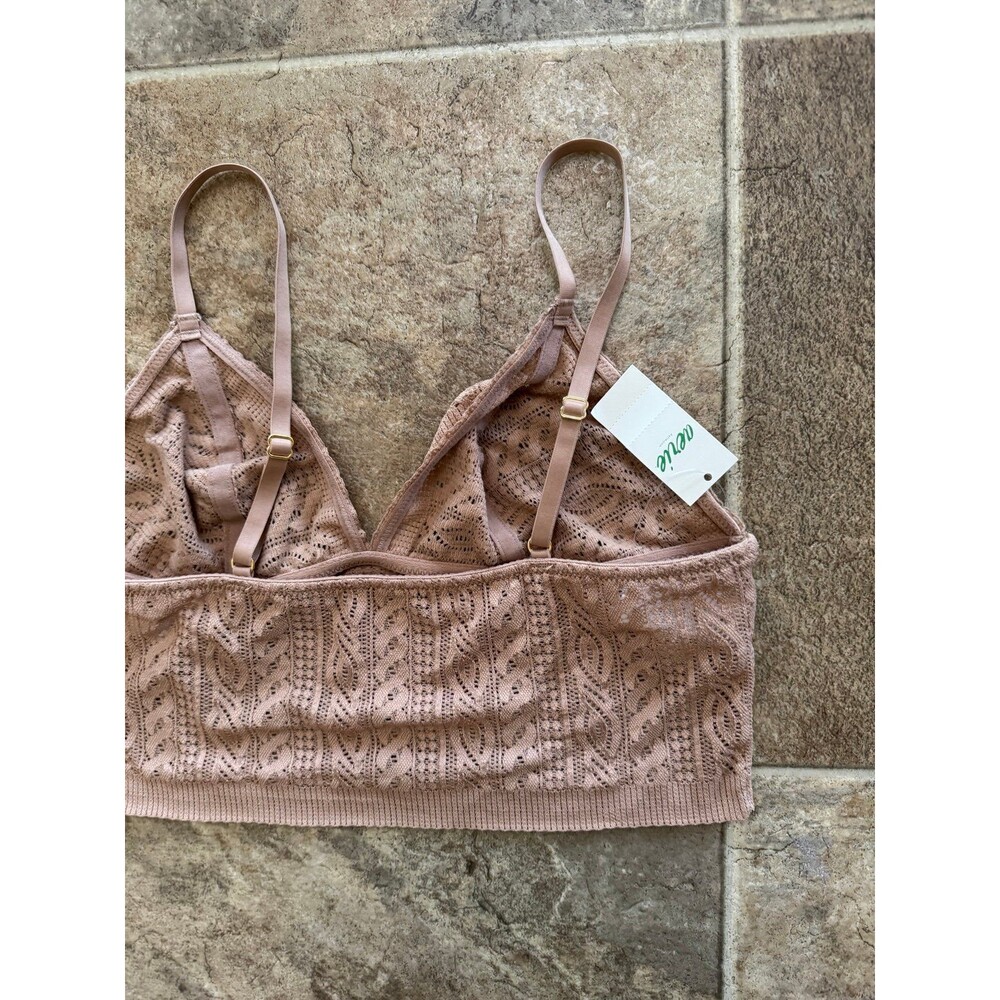 Aerie Bralette Tan Size Small - Picture 7 of 9